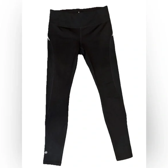 Athleta Powder Peak Tight Leggings Size Medium Black - Picture 3 of 5